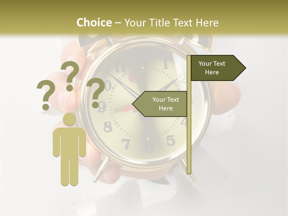 Alarm Vintage Alarm-Clock PowerPoint Template