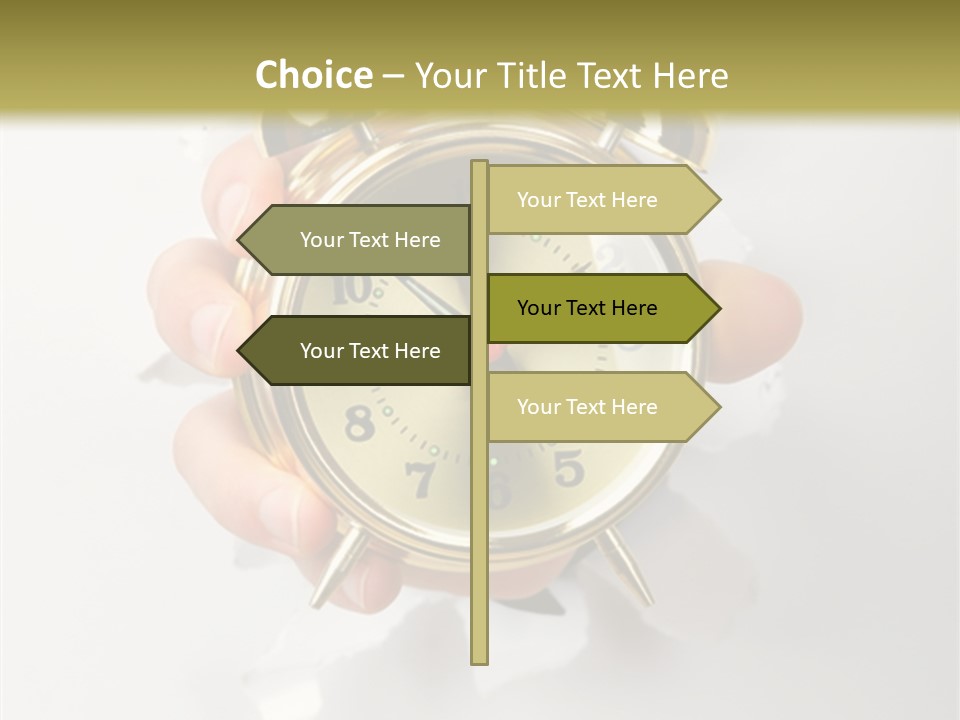 Alarm Vintage Alarm-Clock PowerPoint Template