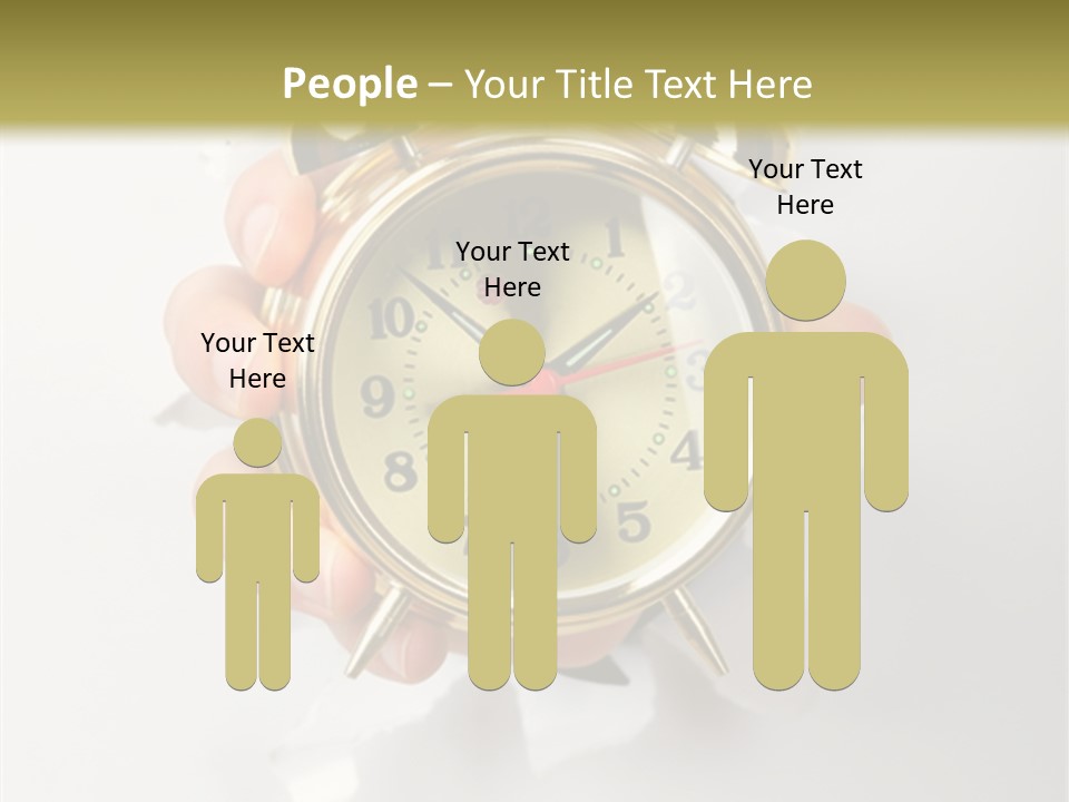 Alarm Vintage Alarm-Clock PowerPoint Template