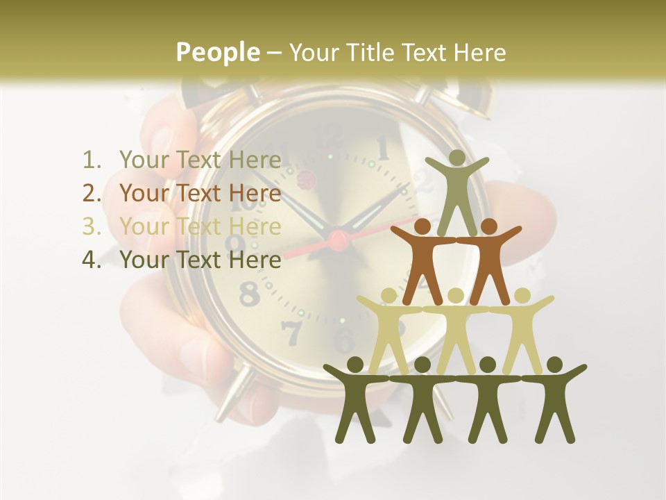 Alarm Vintage Alarm-Clock PowerPoint Template