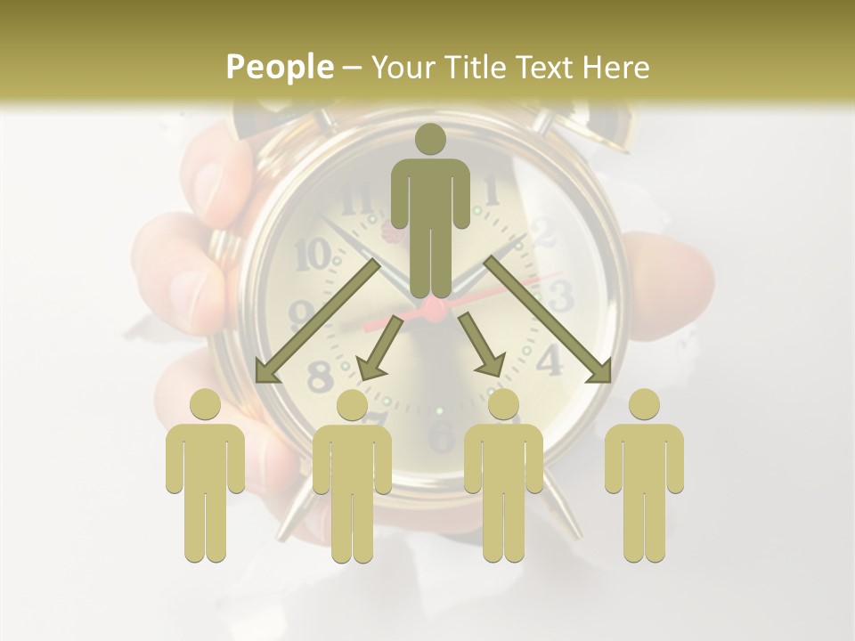 Alarm Vintage Alarm-Clock PowerPoint Template