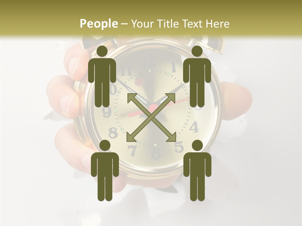 Alarm Vintage Alarm-Clock PowerPoint Template