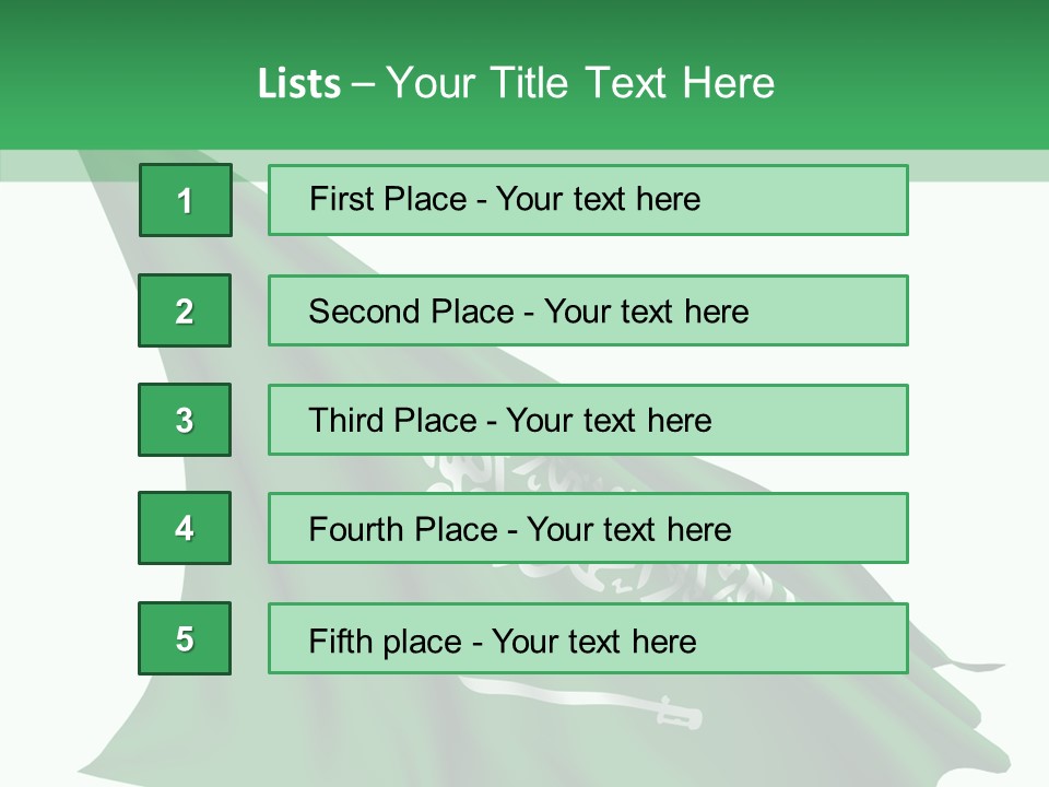 Color Majestic Object PowerPoint Template