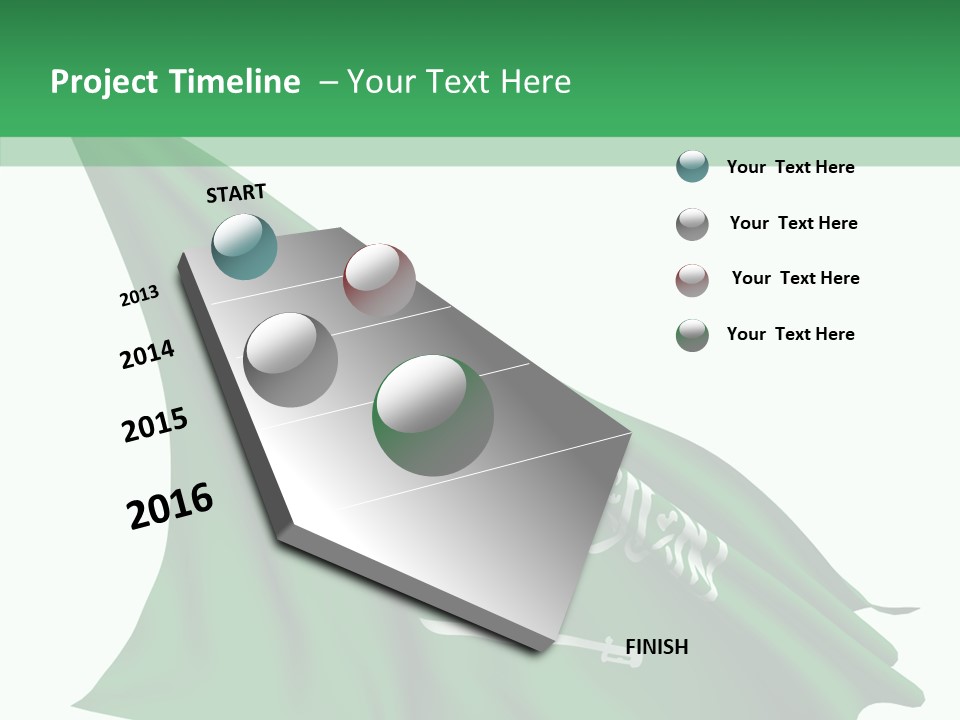 Color Majestic Object PowerPoint Template