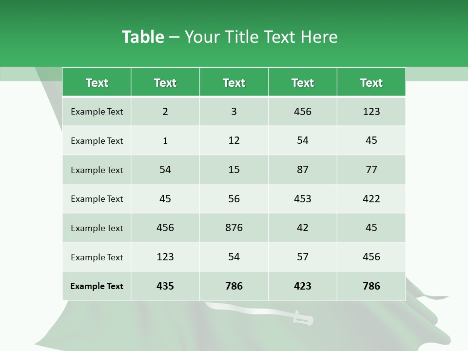 Color Majestic Object PowerPoint Template