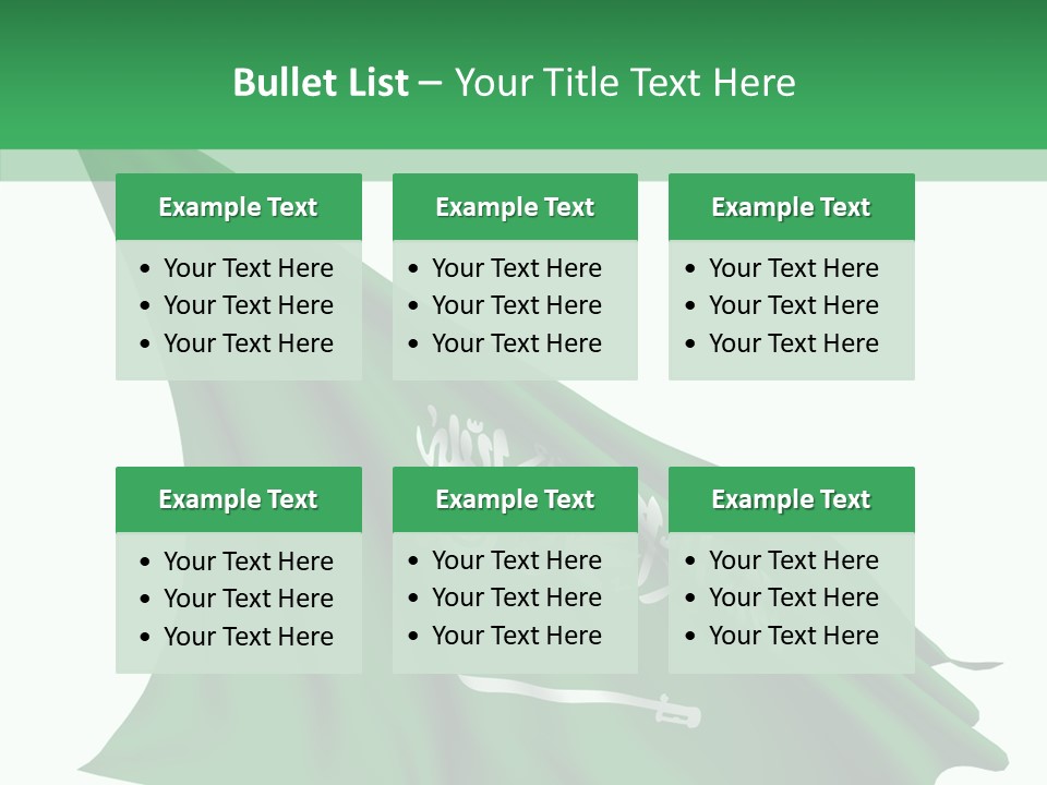 Color Majestic Object PowerPoint Template