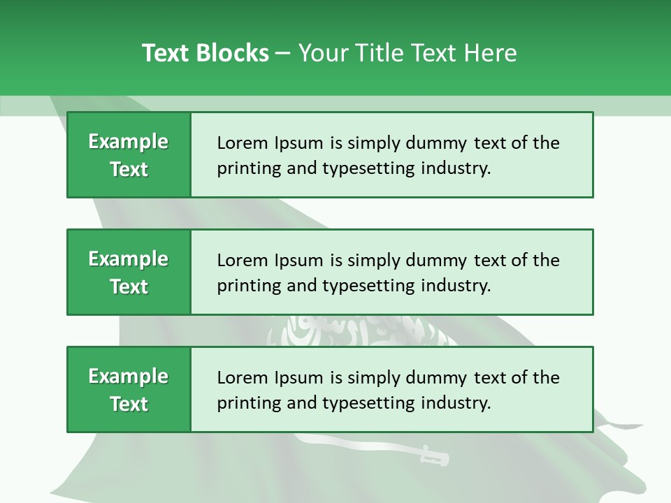 Color Majestic Object PowerPoint Template