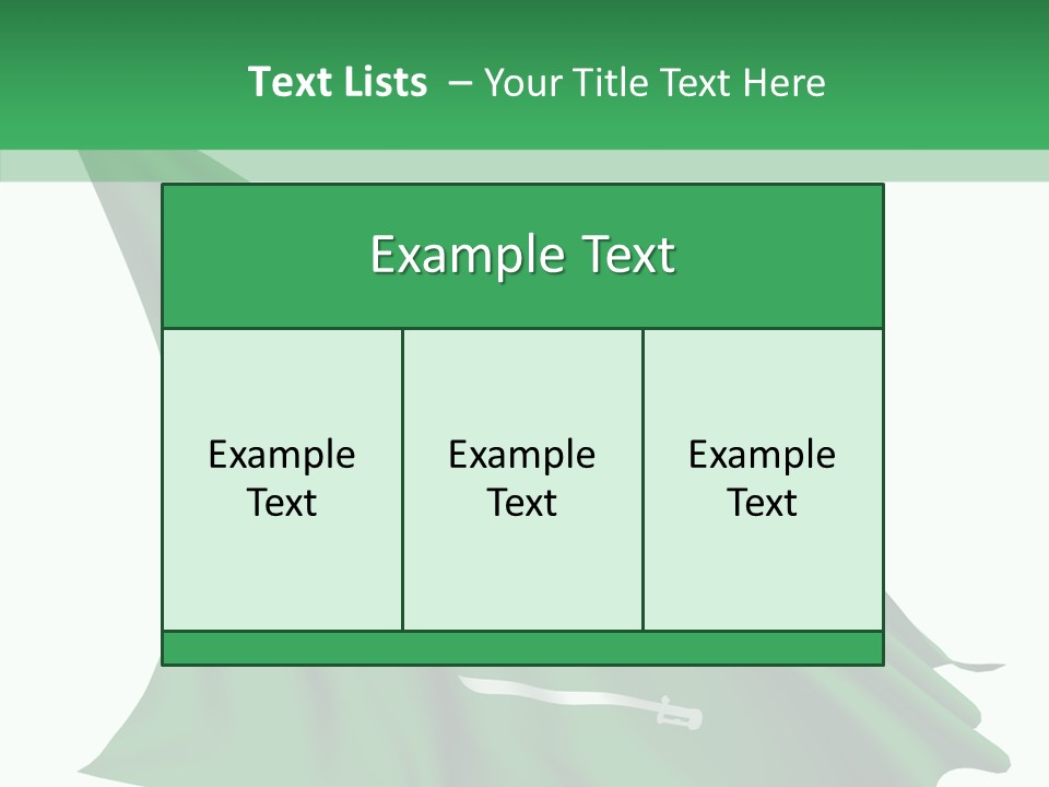Color Majestic Object PowerPoint Template