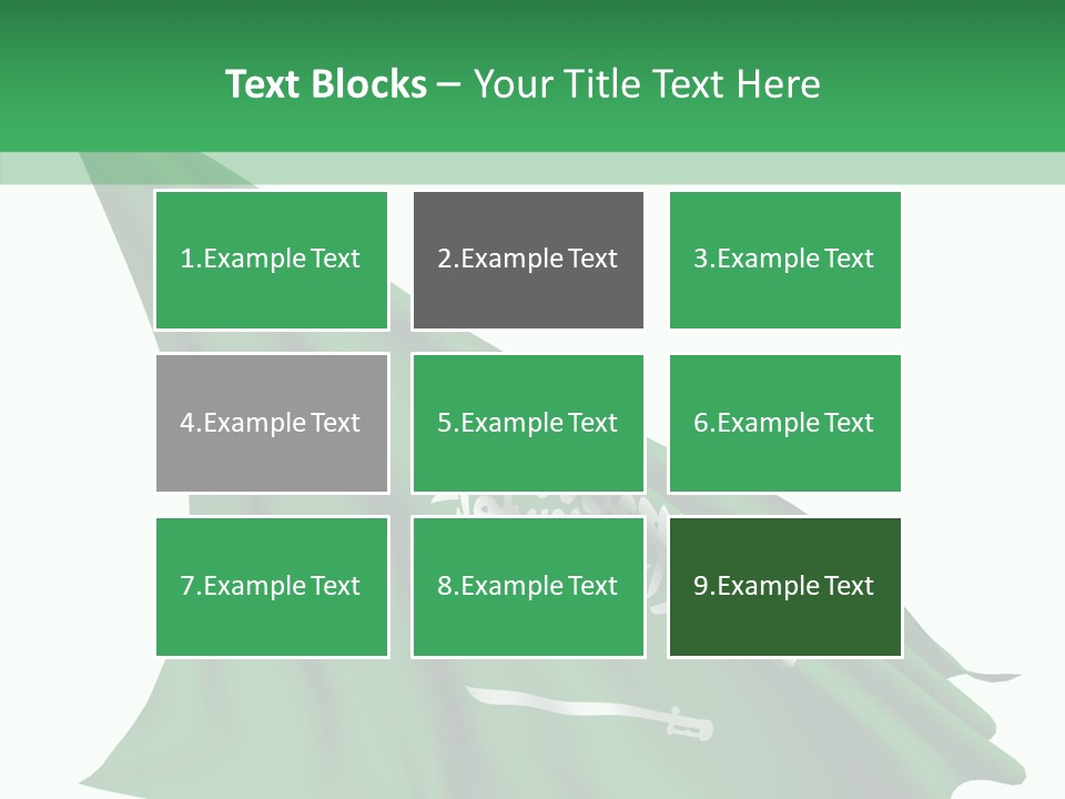 Color Majestic Object PowerPoint Template
