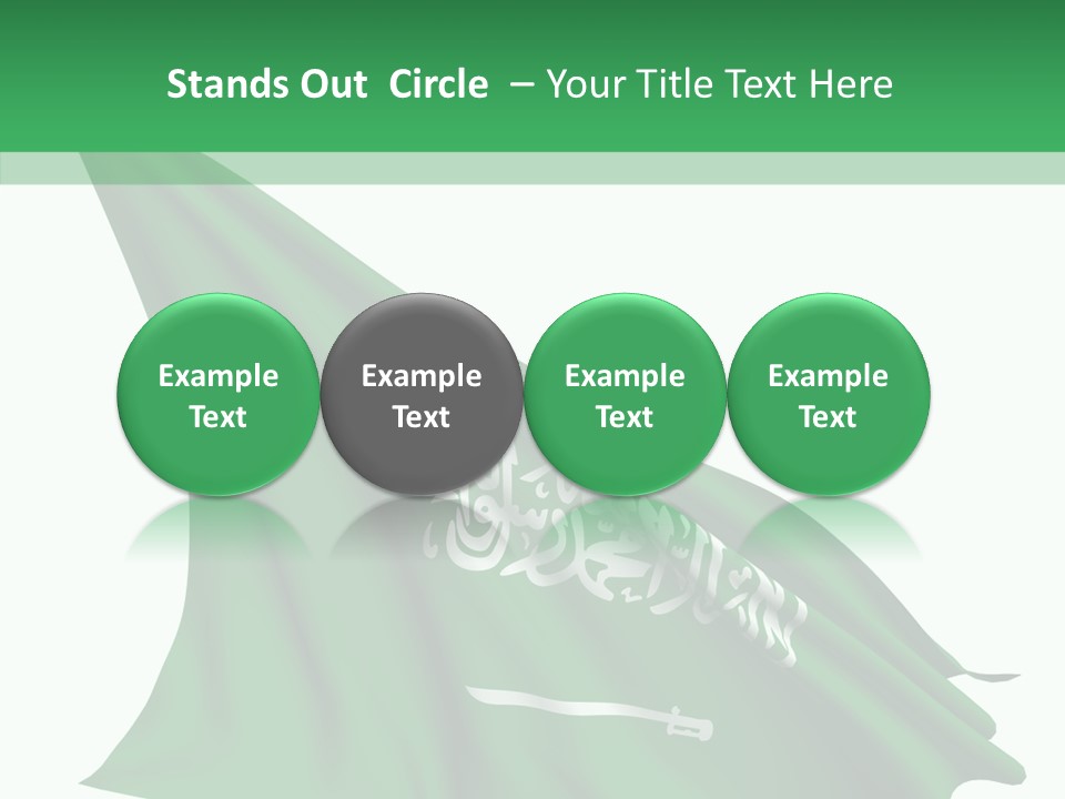 Color Majestic Object PowerPoint Template