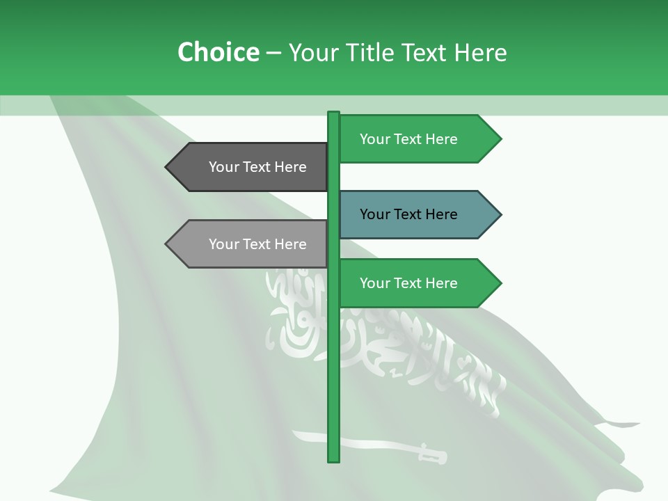 Color Majestic Object PowerPoint Template