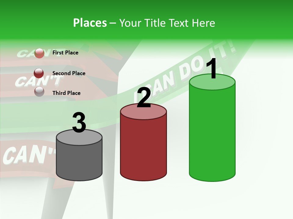 Hurdle Effort Compete PowerPoint Template