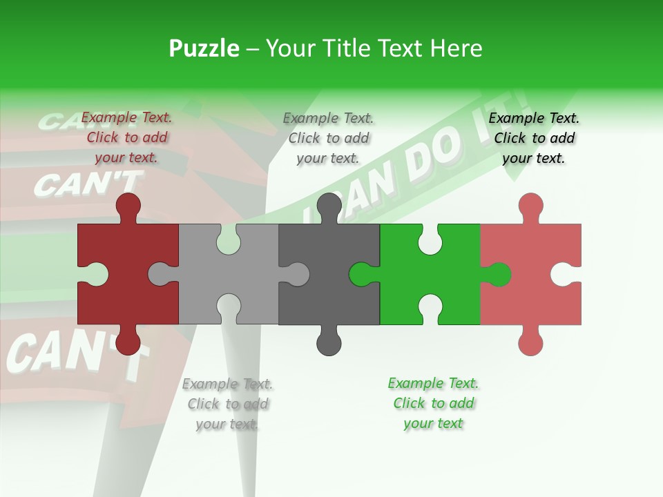 Hurdle Effort Compete PowerPoint Template
