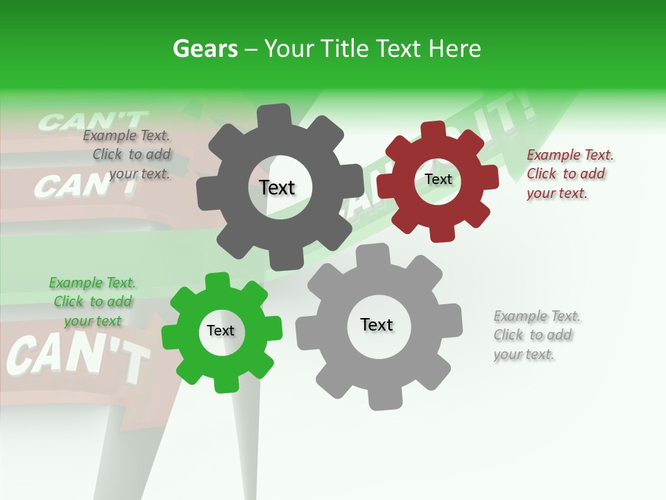 Hurdle Effort Compete PowerPoint Template