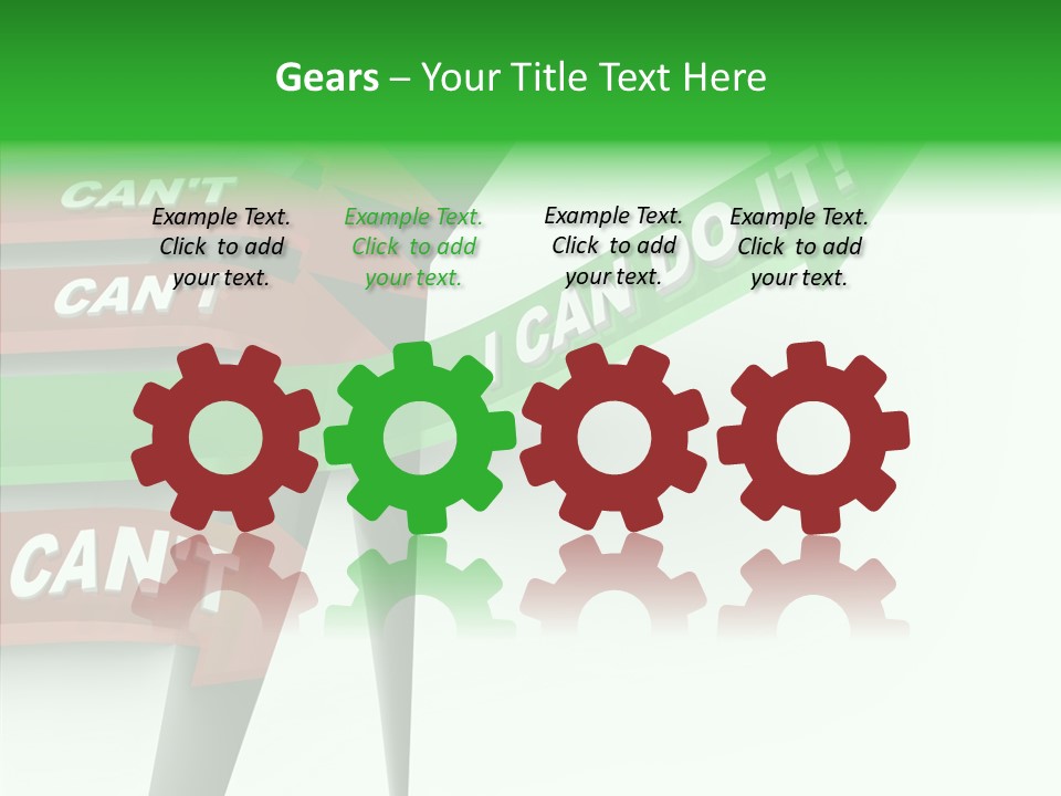 Hurdle Effort Compete PowerPoint Template