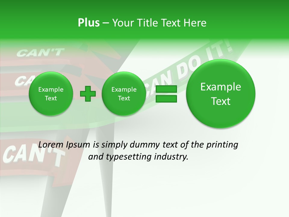 Hurdle Effort Compete PowerPoint Template