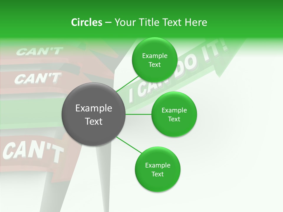 Hurdle Effort Compete PowerPoint Template