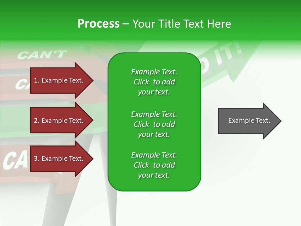 Hurdle Effort Compete PowerPoint Template