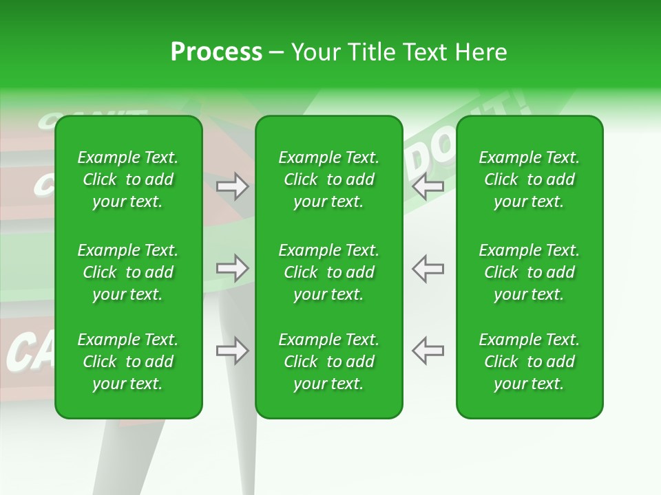 Hurdle Effort Compete PowerPoint Template
