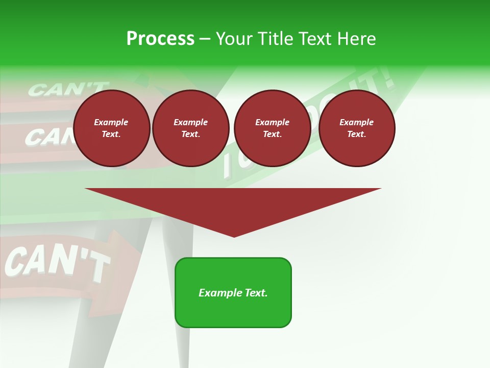 Hurdle Effort Compete PowerPoint Template