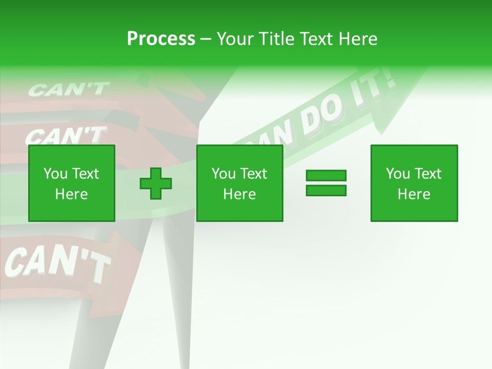 Hurdle Effort Compete PowerPoint Template