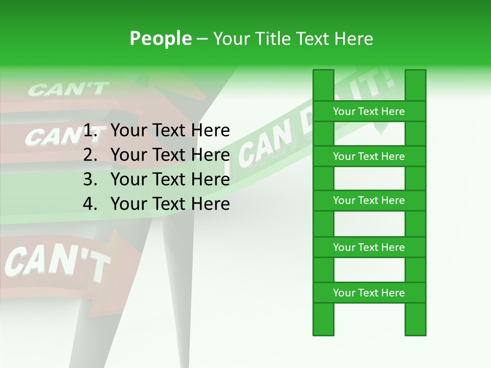 Hurdle Effort Compete PowerPoint Template