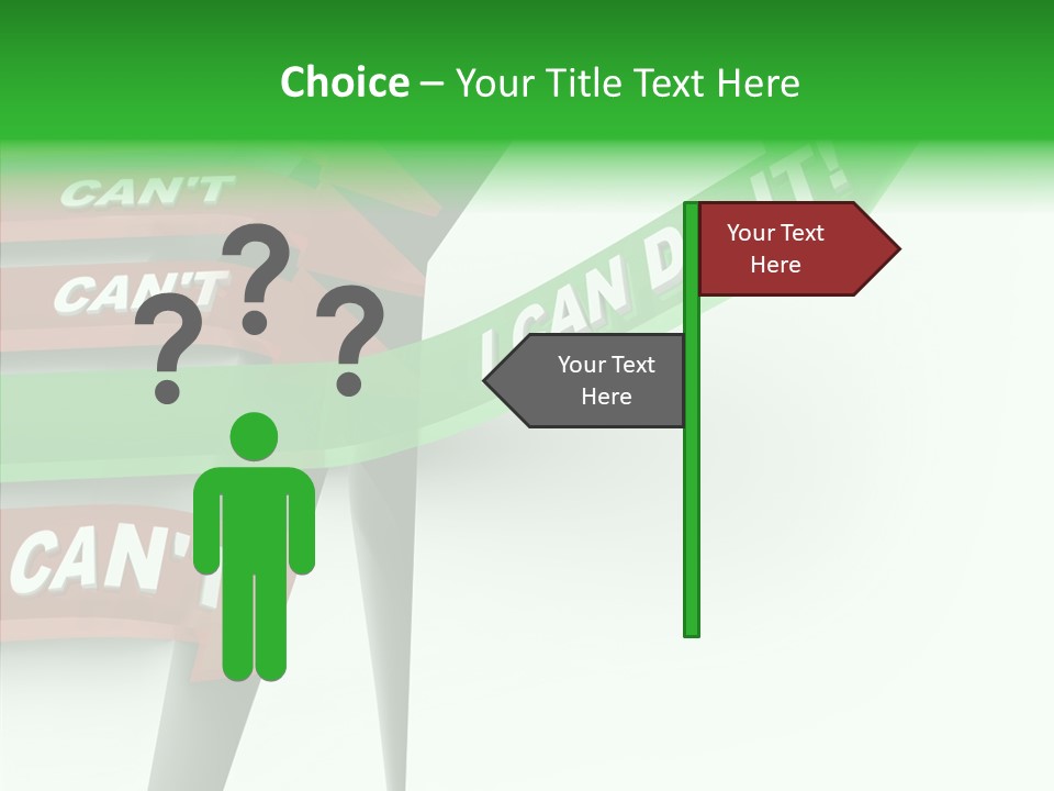 Hurdle Effort Compete PowerPoint Template