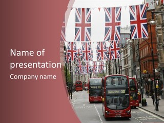 City  English PowerPoint Template