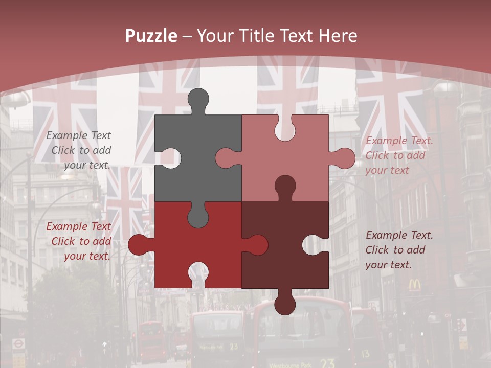 City  English PowerPoint Template
