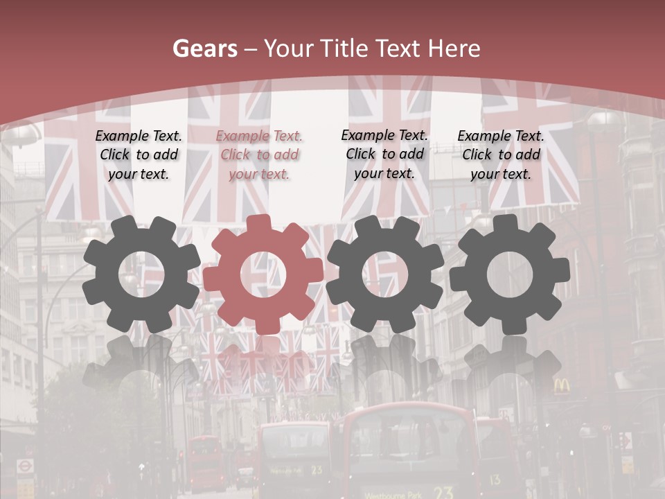 City  English PowerPoint Template