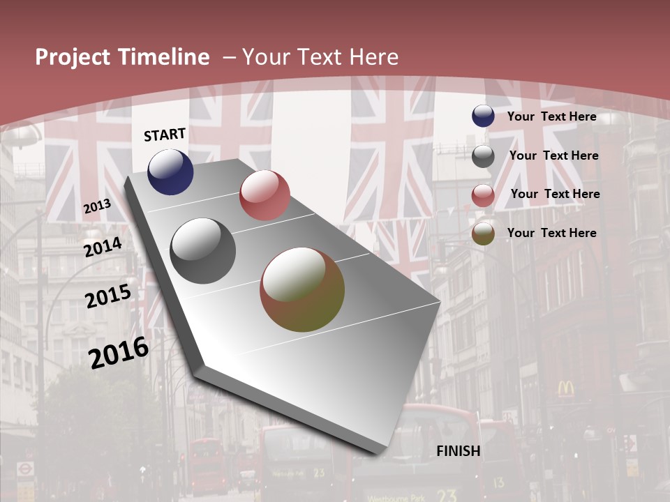 City  English PowerPoint Template