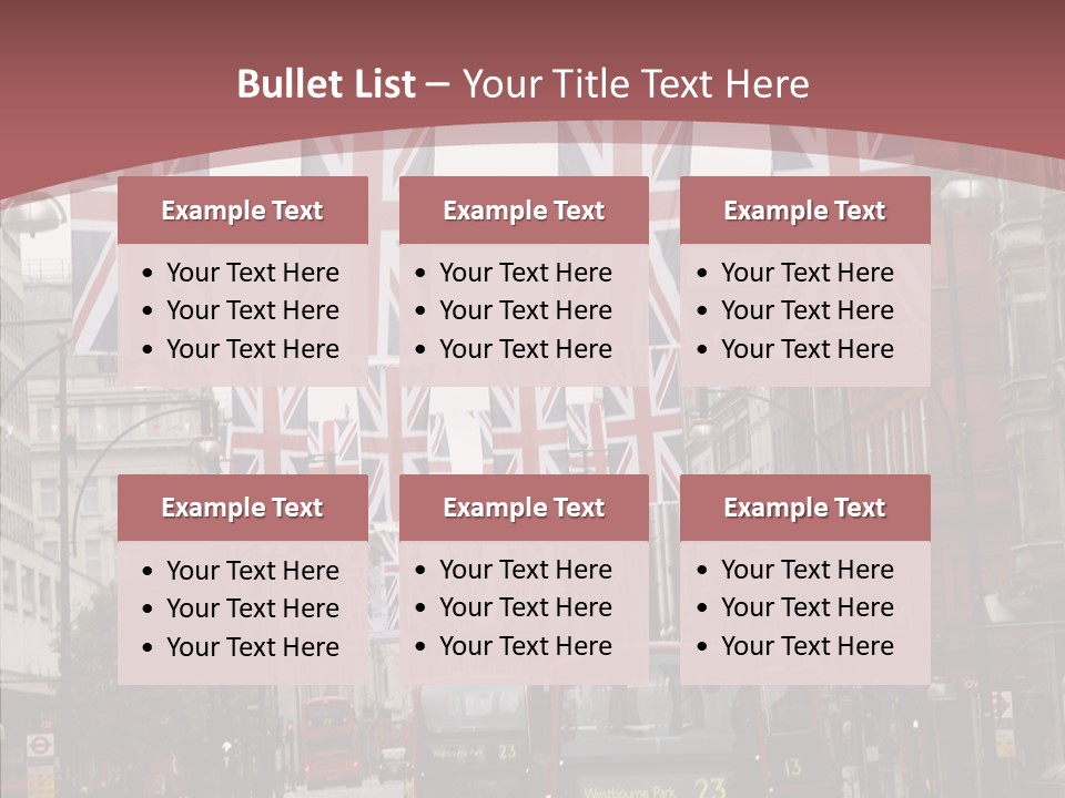 City  English PowerPoint Template