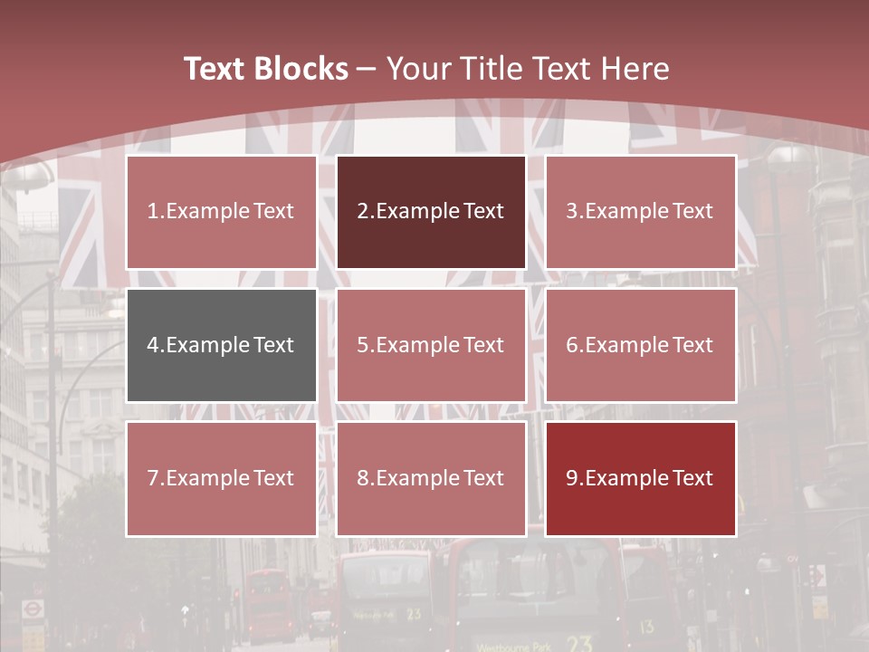 City  English PowerPoint Template