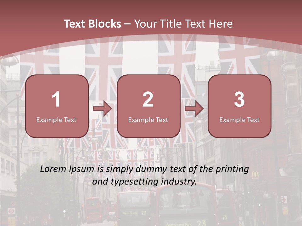 City  English PowerPoint Template