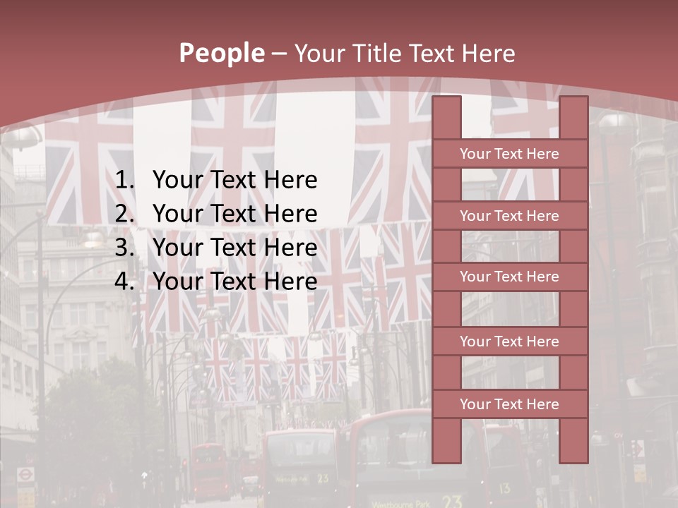 City  English PowerPoint Template