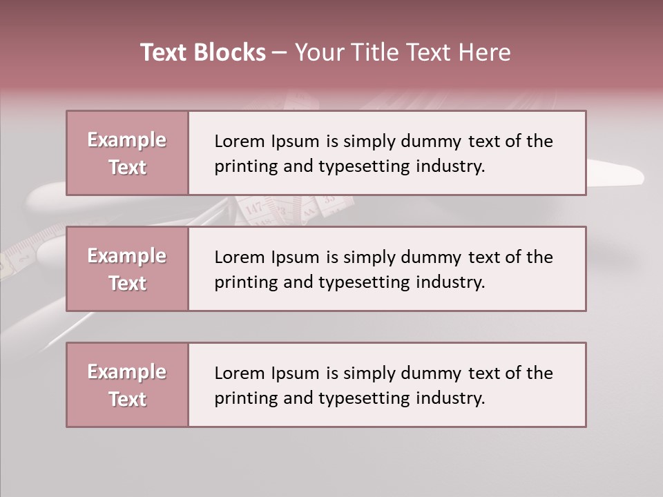 Healthy Lifestyle Table Knife Silver PowerPoint Template