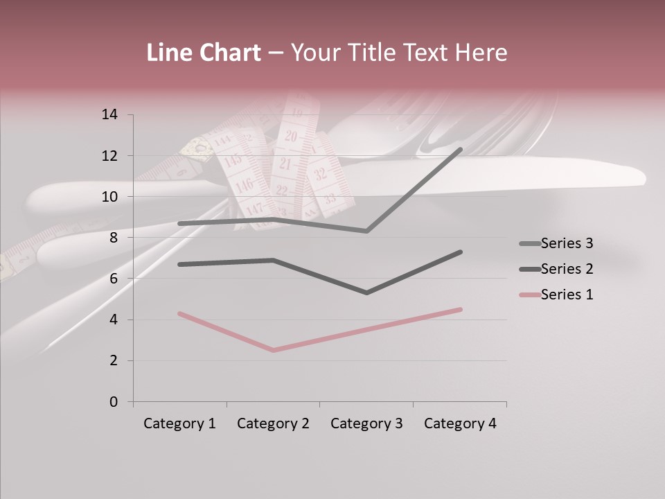 Healthy Lifestyle Table Knife Silver PowerPoint Template