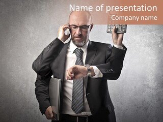 Watch Communication Call PowerPoint Template