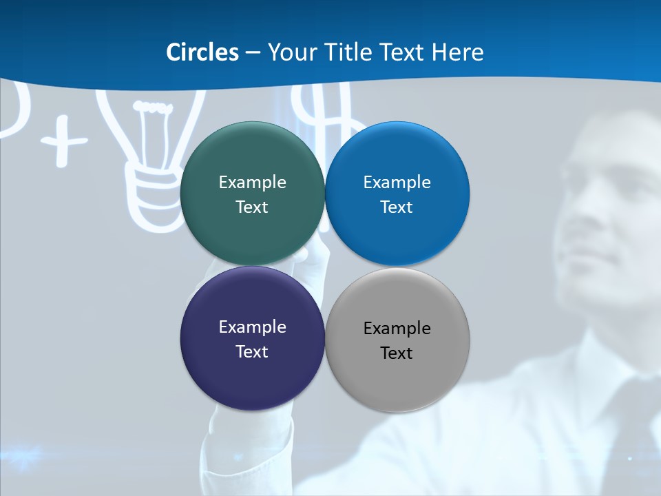 Solution Drawing Dollar PowerPoint Template