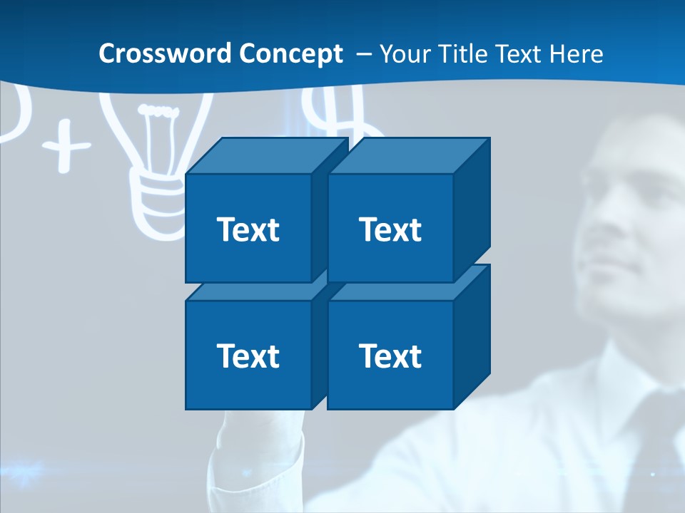 Solution Drawing Dollar PowerPoint Template