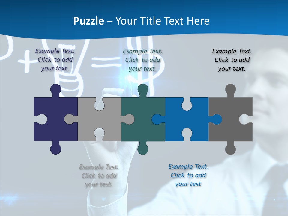Solution Drawing Dollar PowerPoint Template