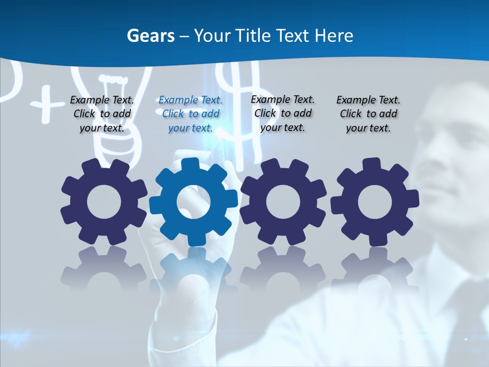 Solution Drawing Dollar PowerPoint Template
