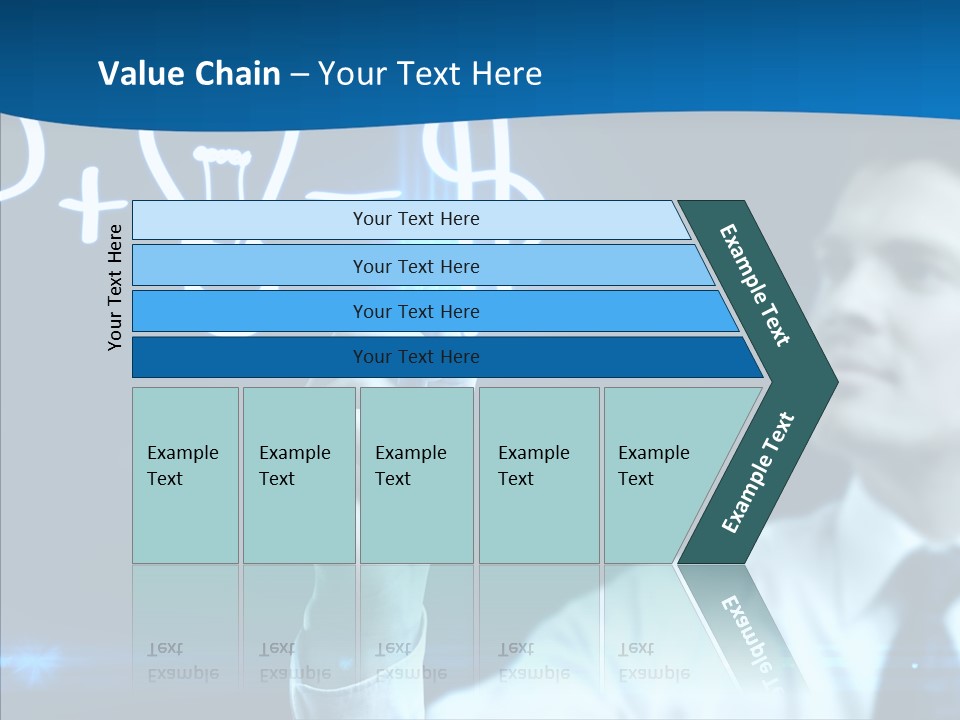 Solution Drawing Dollar PowerPoint Template