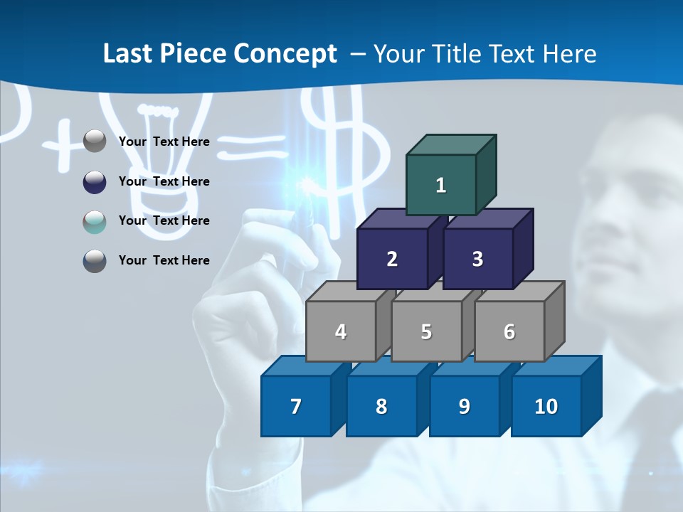 Solution Drawing Dollar PowerPoint Template