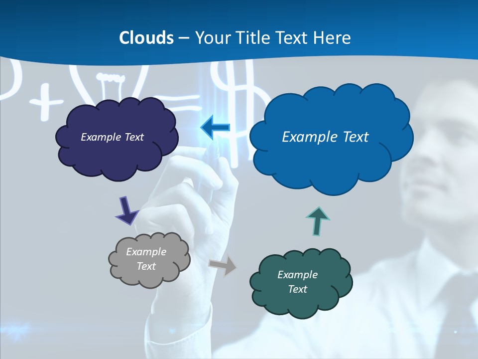 Solution Drawing Dollar PowerPoint Template