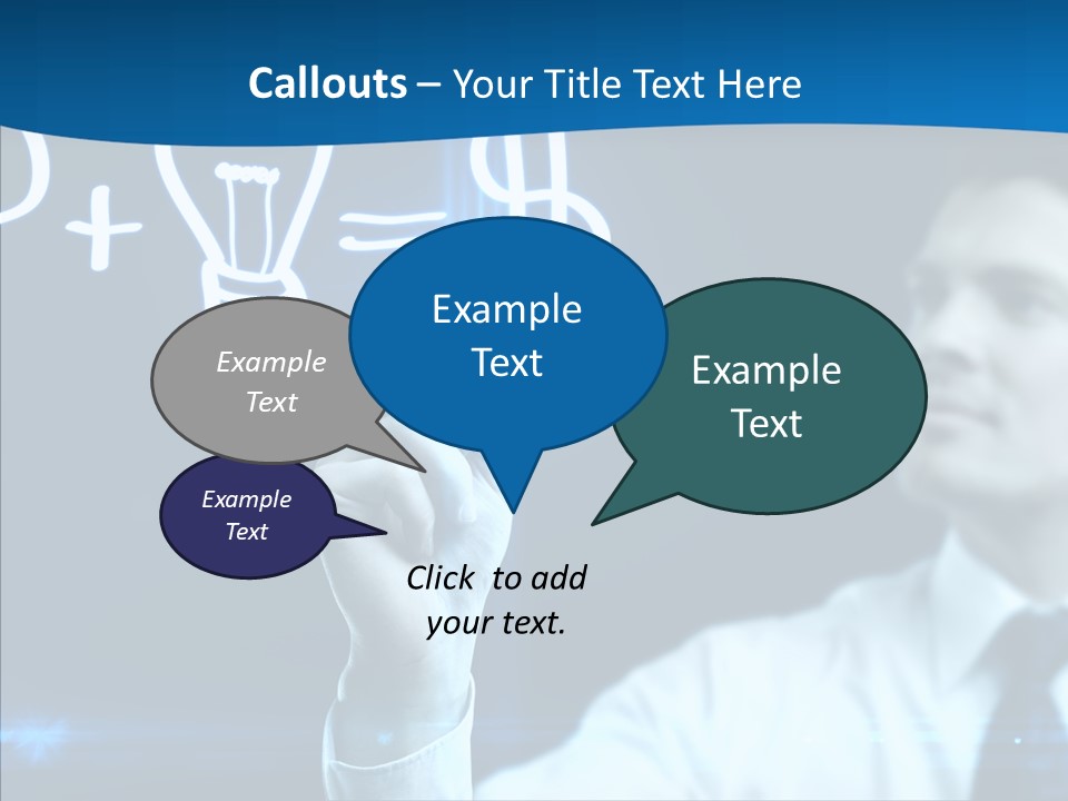 Solution Drawing Dollar PowerPoint Template