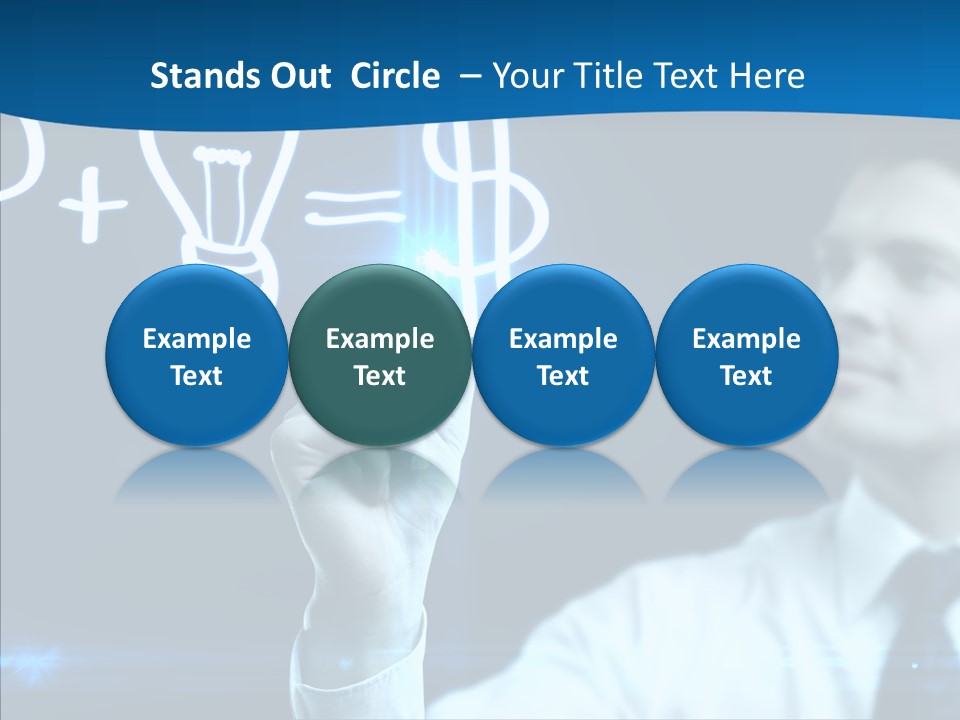 Solution Drawing Dollar PowerPoint Template
