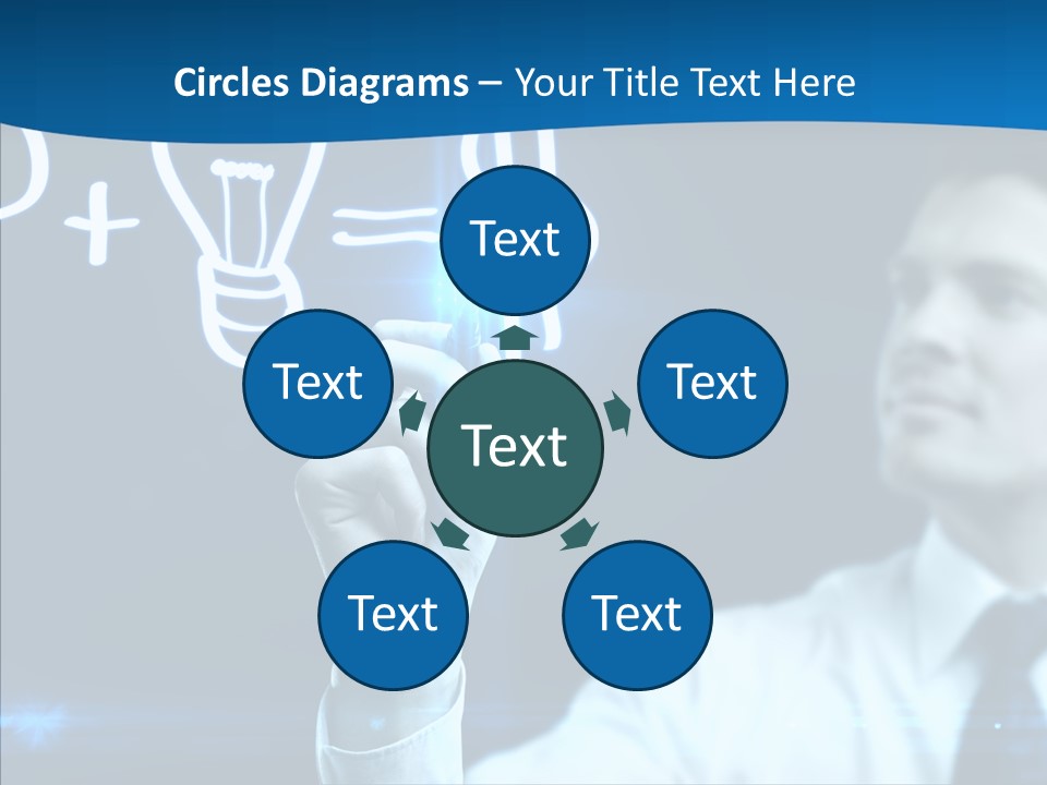 Solution Drawing Dollar PowerPoint Template