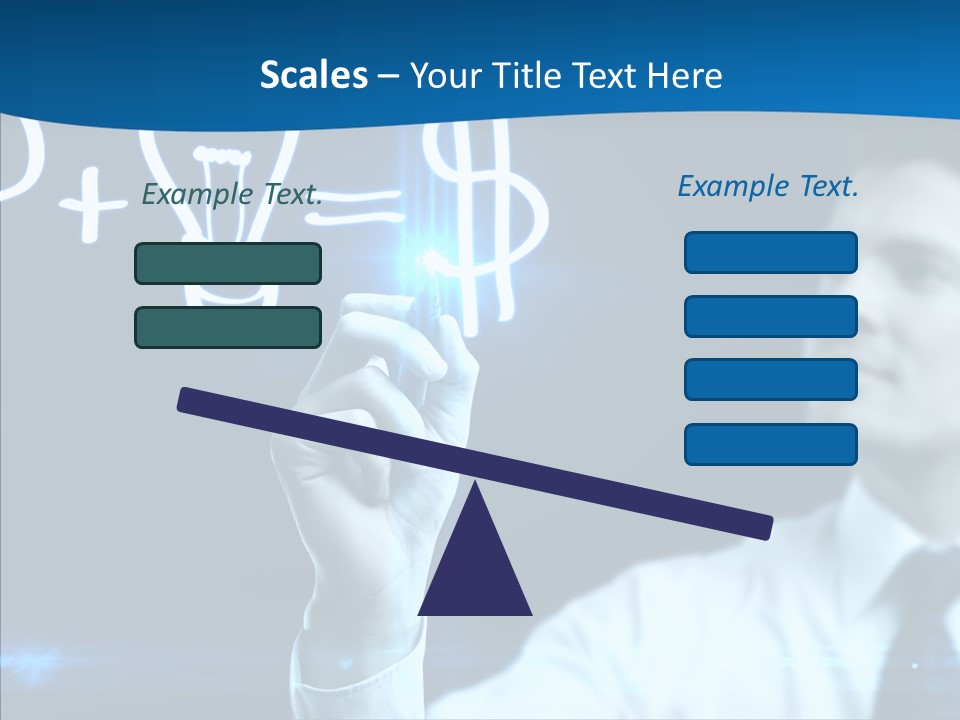 Solution Drawing Dollar PowerPoint Template