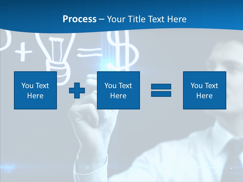 Solution Drawing Dollar PowerPoint Template